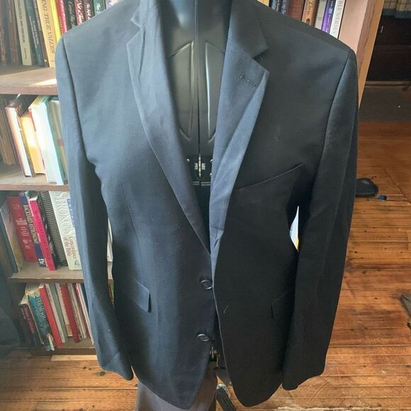Kenneth Cole Reaction business casual 40/L gray suit jacket - Picture 1 of 3